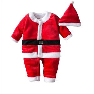 Baby Christmas Santa Romper Costume
